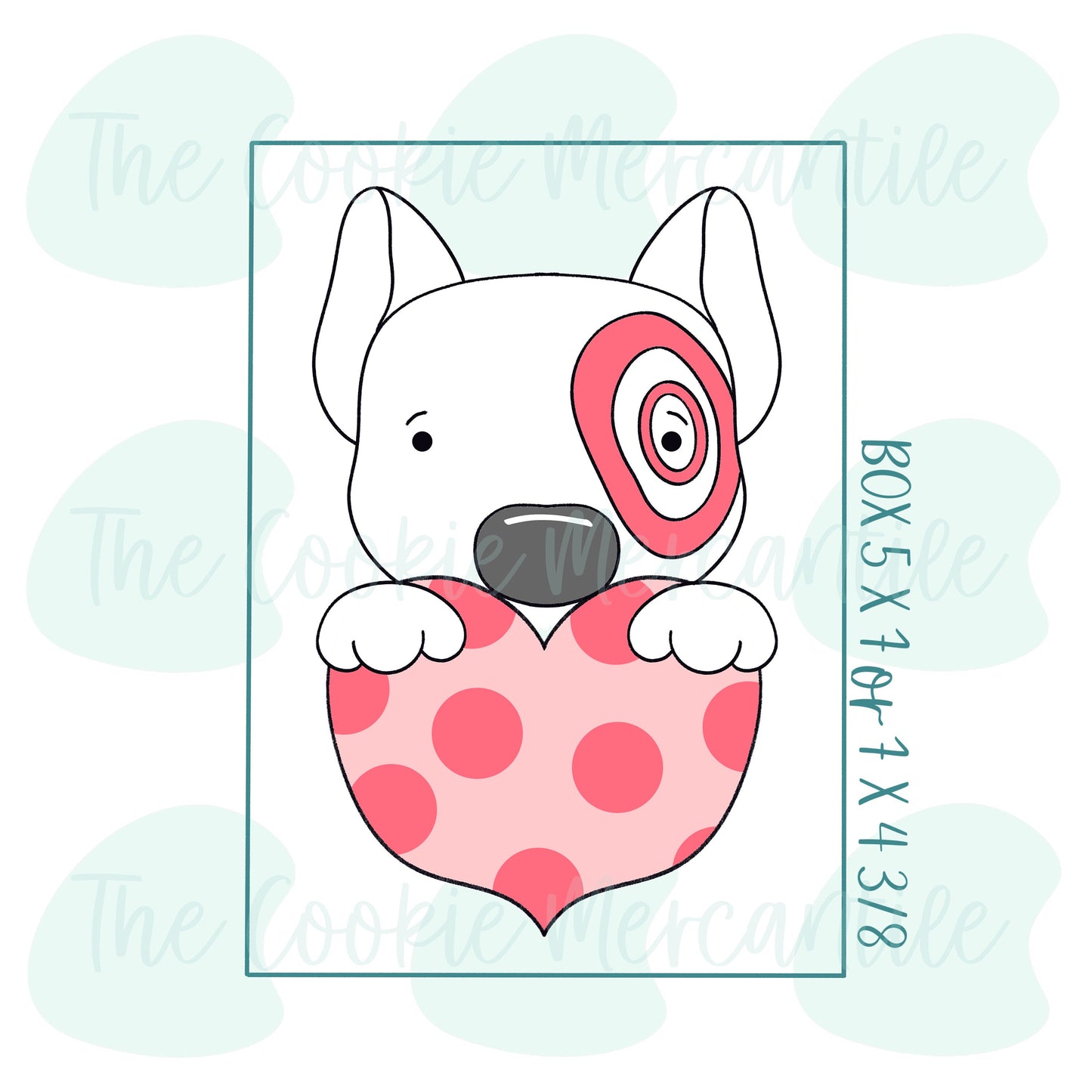 Shopping Pup & Heart 2 Piece Set [2023] - Cookie Cutter