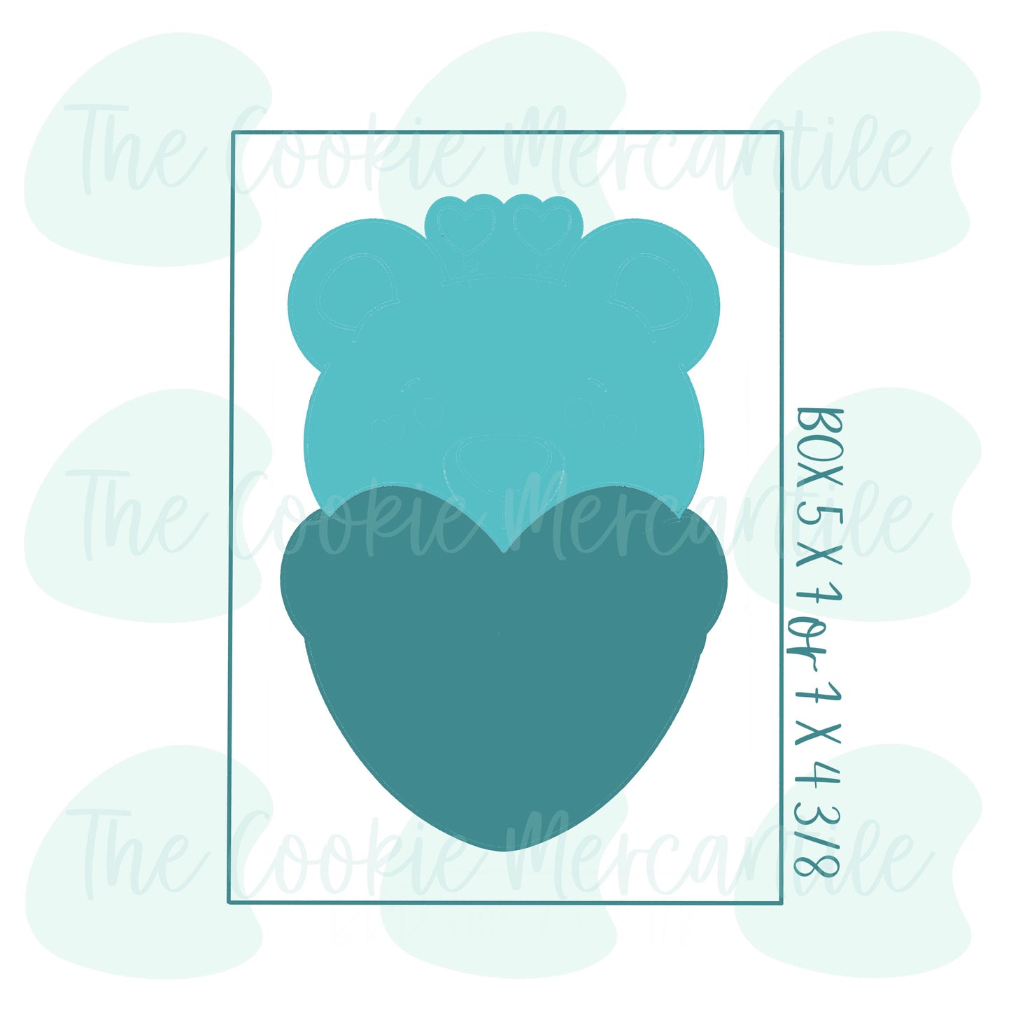 Heart Bear 2 Piece Set [2023] - Cookie Cutter