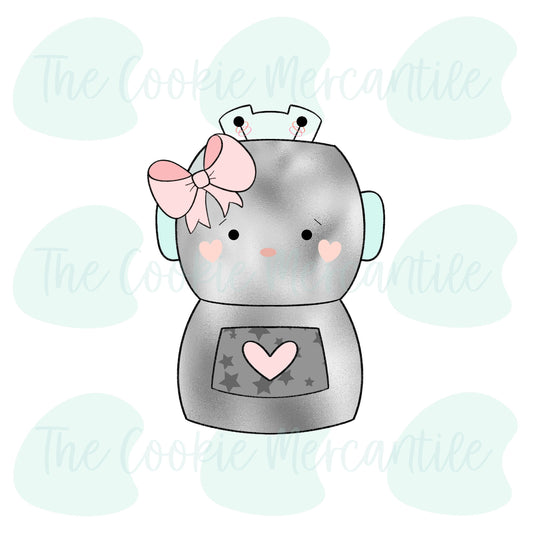 Girly Robot Cutie - Cookie Cutter