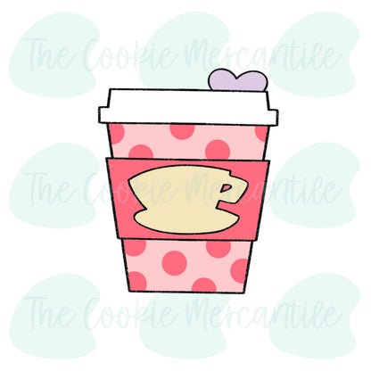 Heart Latte Cup 2023 - Cookie Cutter