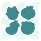 Valentine Emoji Set - Cookie Cutters