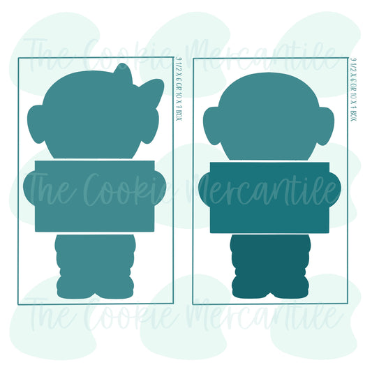 Girl & Boy Astronaut 4 Piece Set - Cookie Cutter