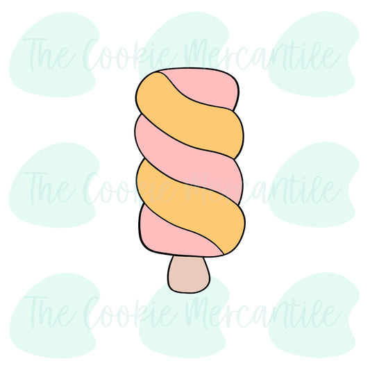 Twist Pop [Popsicle Stick Set]  - Cookie Cutter
