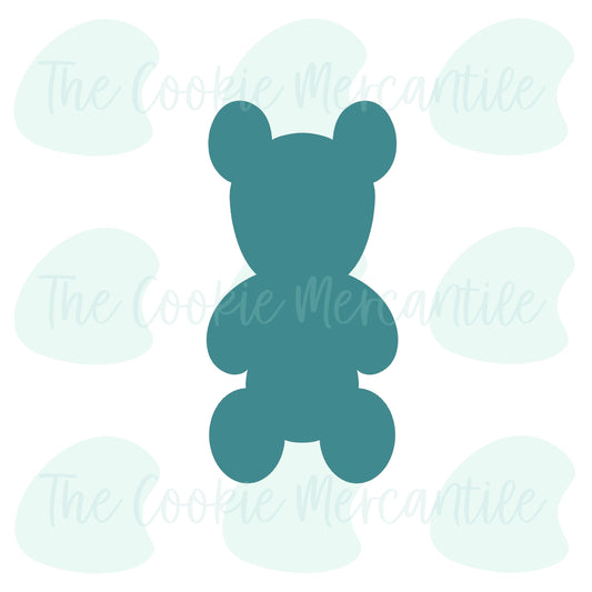 Teddy Bear Stick [Classic Valentine's Day Stick Set]  - Cookie Cutter