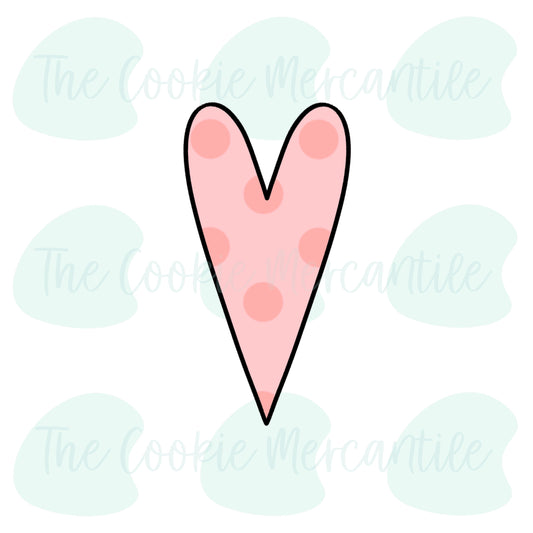 Heart Stick [Classic Valentine's Day Stick Set]  - Cookie Cutter