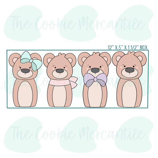 Teddy Bear Stick Set - Cookie Cutter