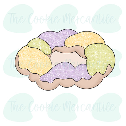 King Cake [no cutout]- Cookie Cutter