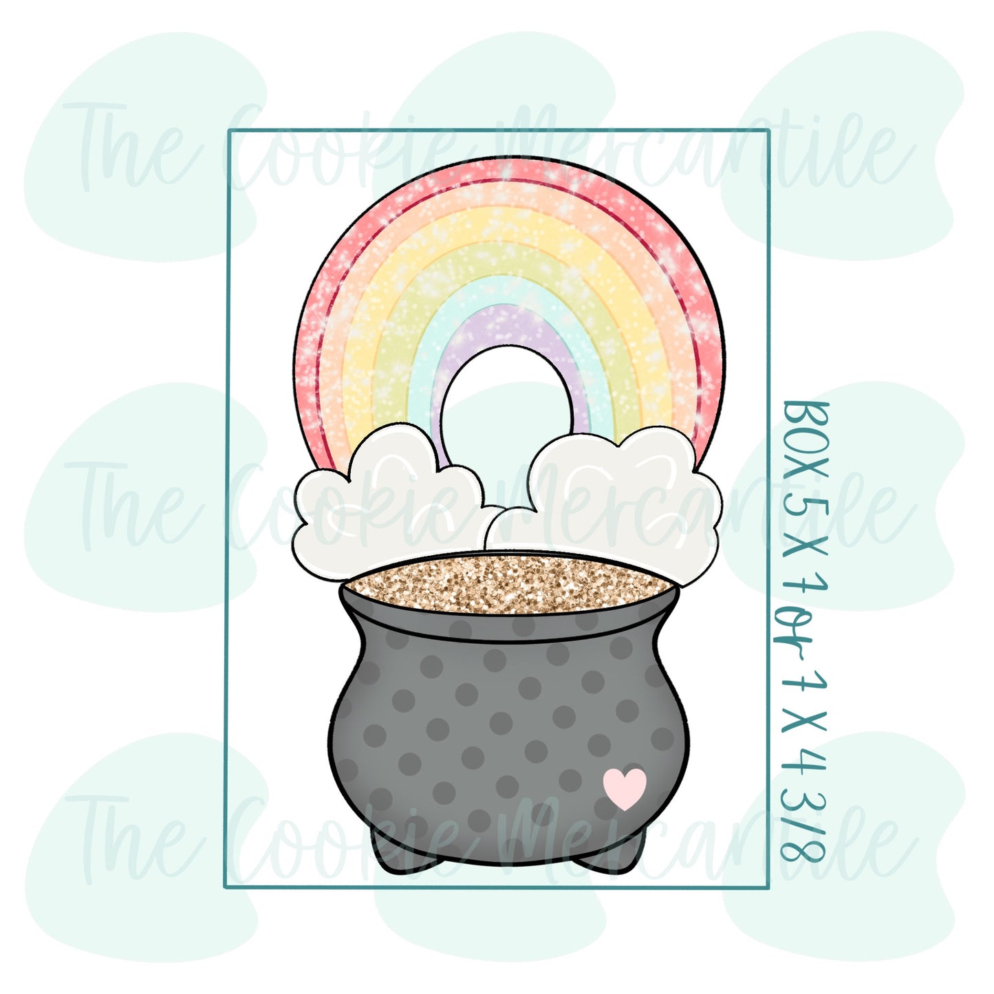 Rainbow & Pot Of Gold Set - Cookie Cutter