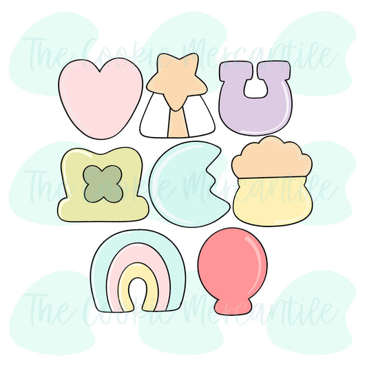 Charms Set [cutout] - Cookie Cutters