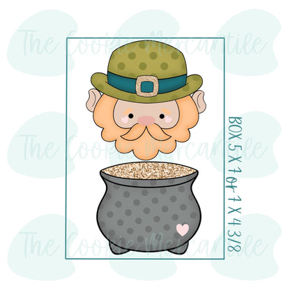 Leprechaun & Pot Of Gold Set - Cookie Cutter