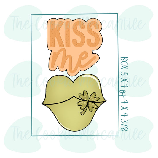 Kiss Me Set - Cookie Cutter