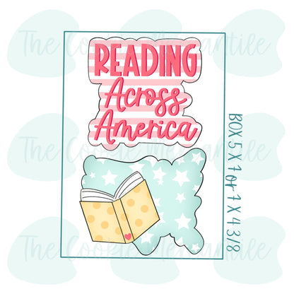 Reading Across America 2 Piece Set - Cookie Cutters