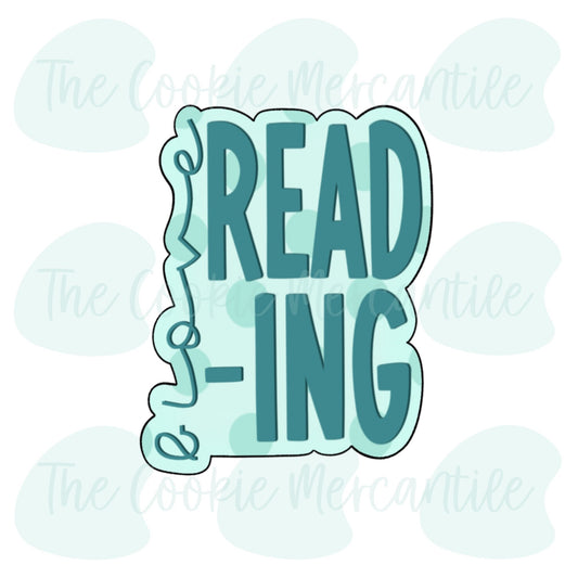 I Love Reading Plaque - Cookie Cutter