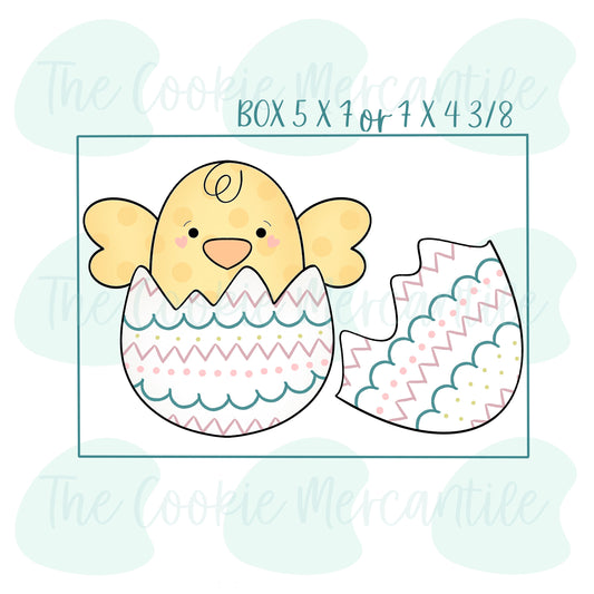 Hatched Egg 2 Piece Set - Cookie Cutter
