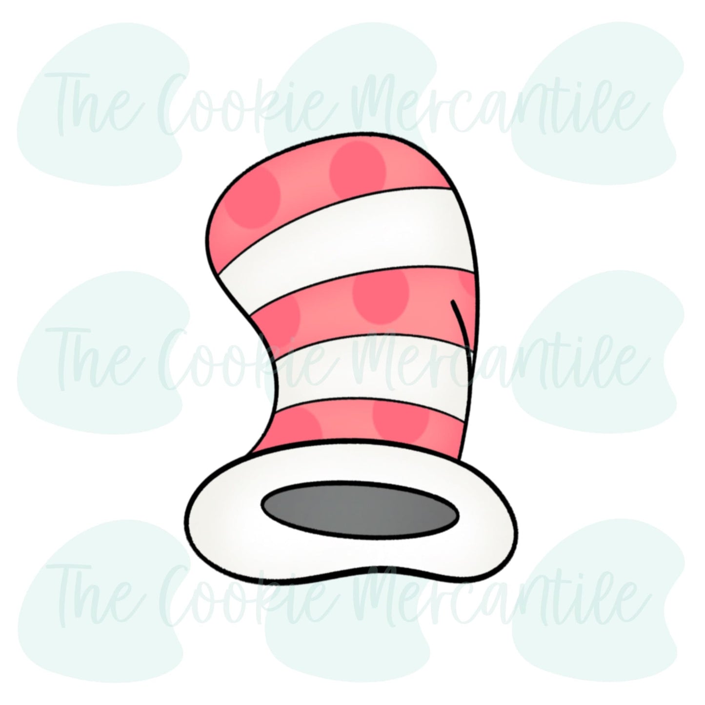 Striped Hat - Cookie Cutter