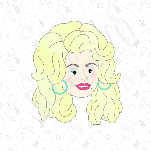Dolly Parton cookie cutter