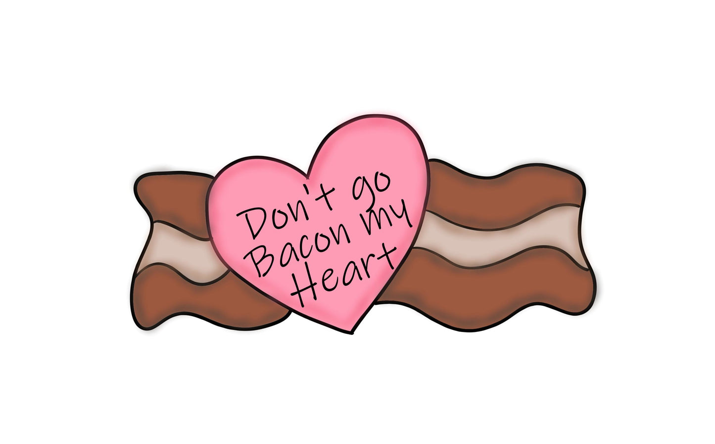 bacon heart cookie cutter