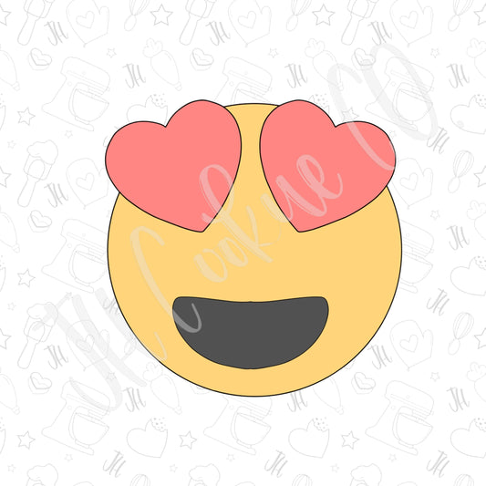 Love Emoji cookie cutter
