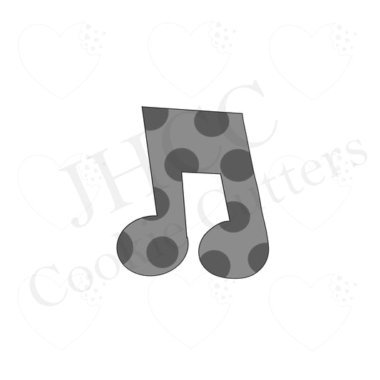 Monster Mash Music Note    - Cookie Cutter
