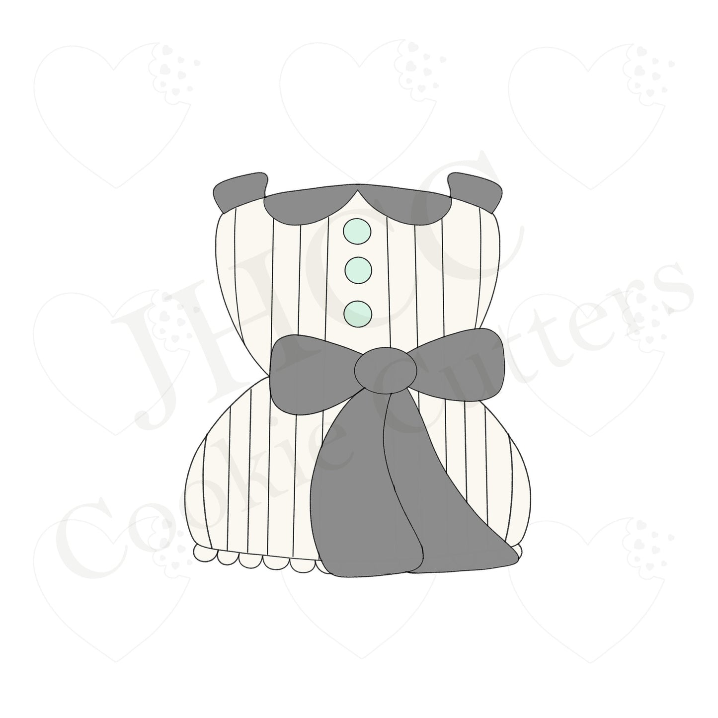 Haunted Mansion Maid  Apron - Cookie Cutter
