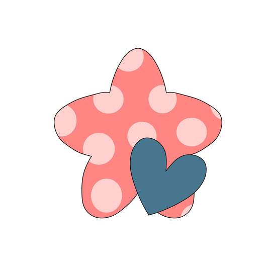heart star cookie cutter