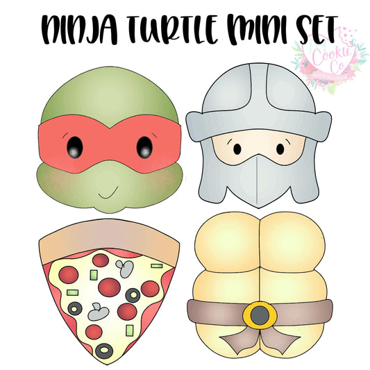Ninja Turtle Mini Cookie Cutter Set