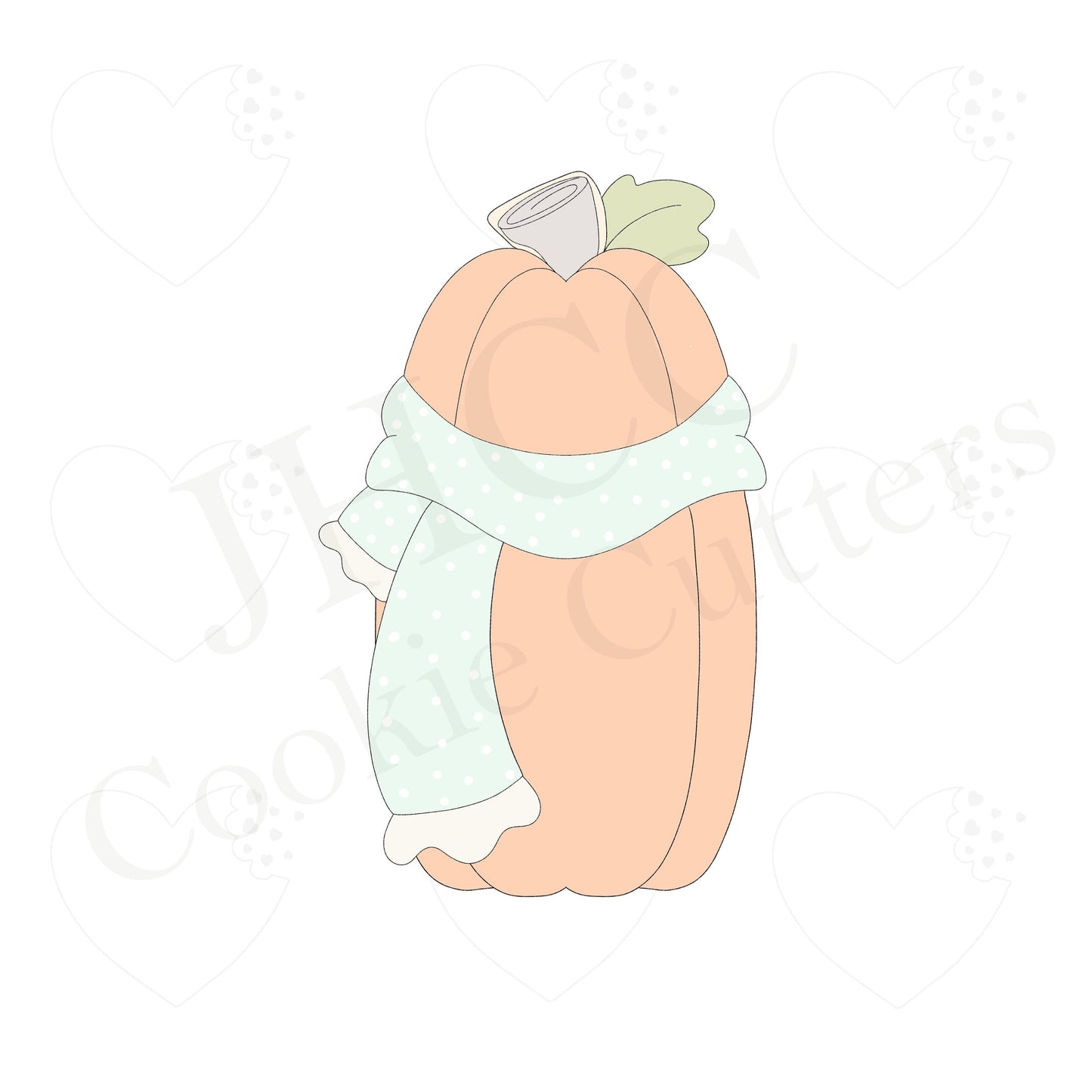 Cozy Pumpkin Stick - Cookie Cutter