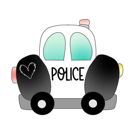 police car cookie cutter