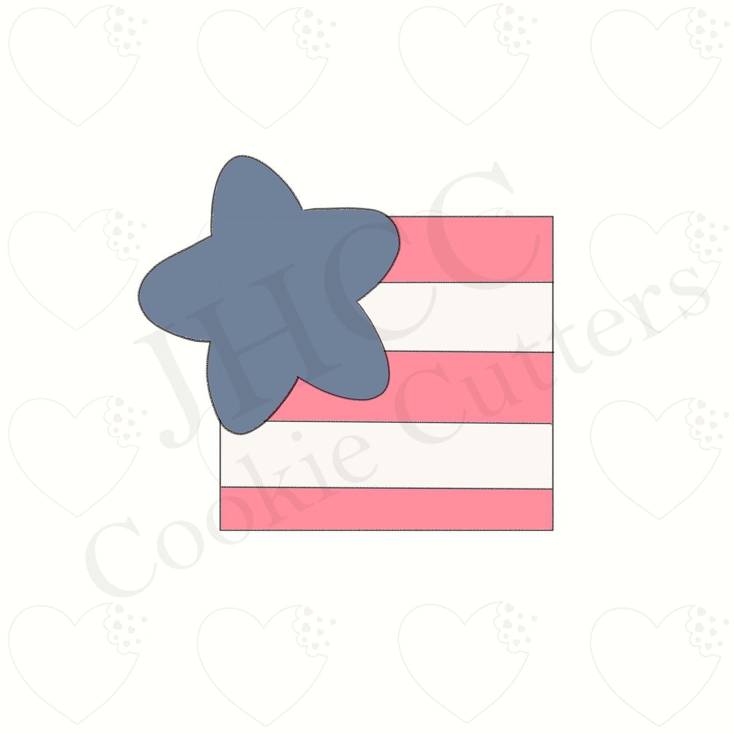 Star Flag - Cookie Cutter