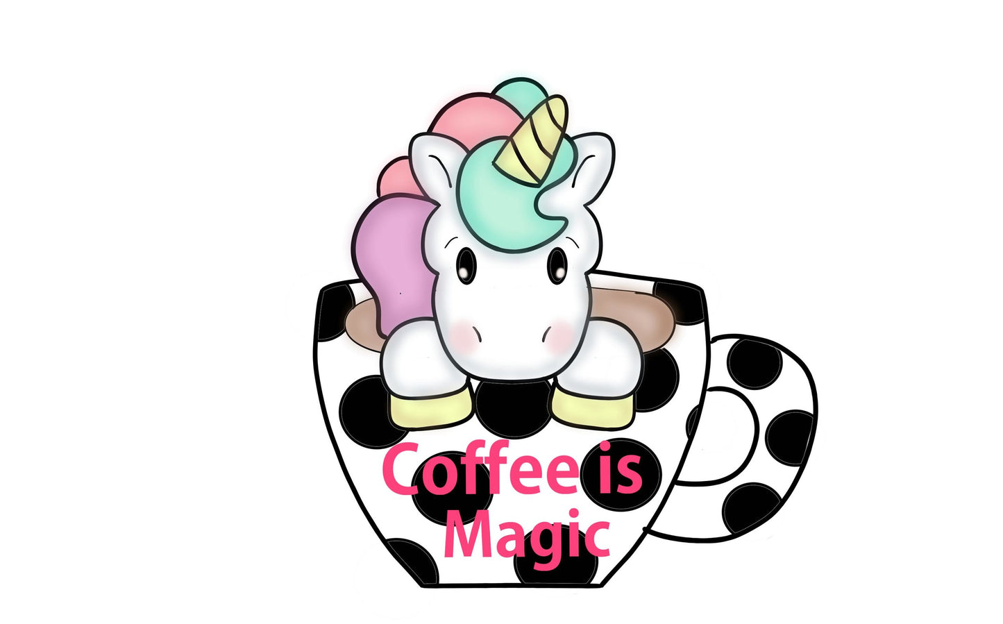 unicorn mug cookie cutter
